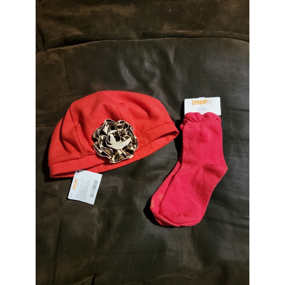 Gymboree ready dress go hat and socks size 5 7 nwt